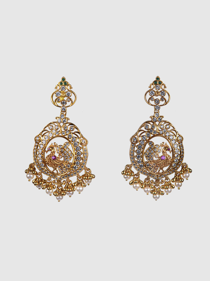 Adya Earring-925 silver gold polish-Earrings