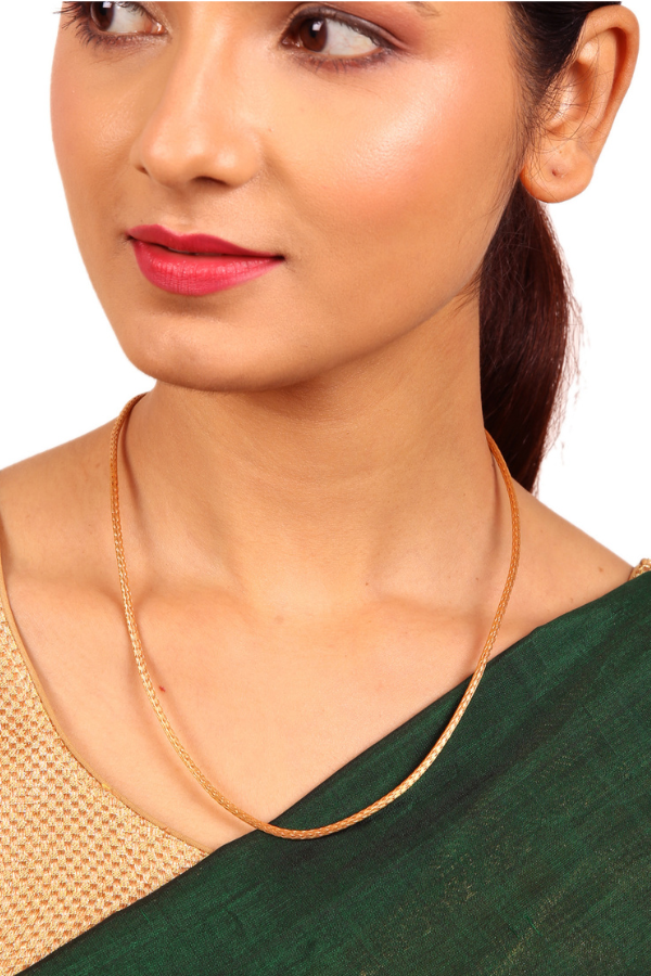 925 silver gold polish snack chain