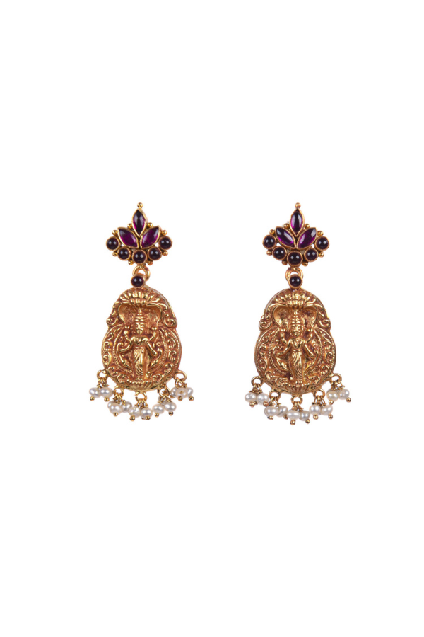 Janya Earring-925 silver gold polish