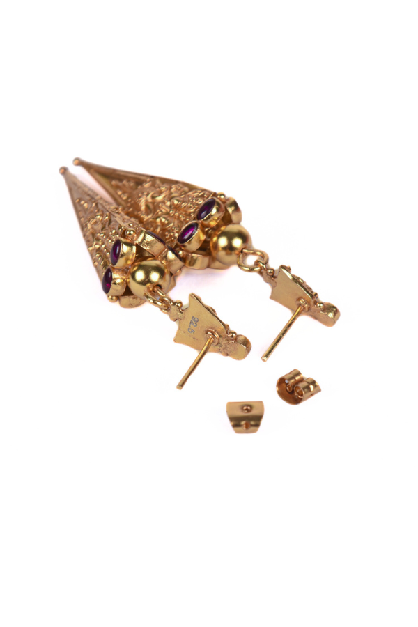 Idika Earring-925 silver gold polish