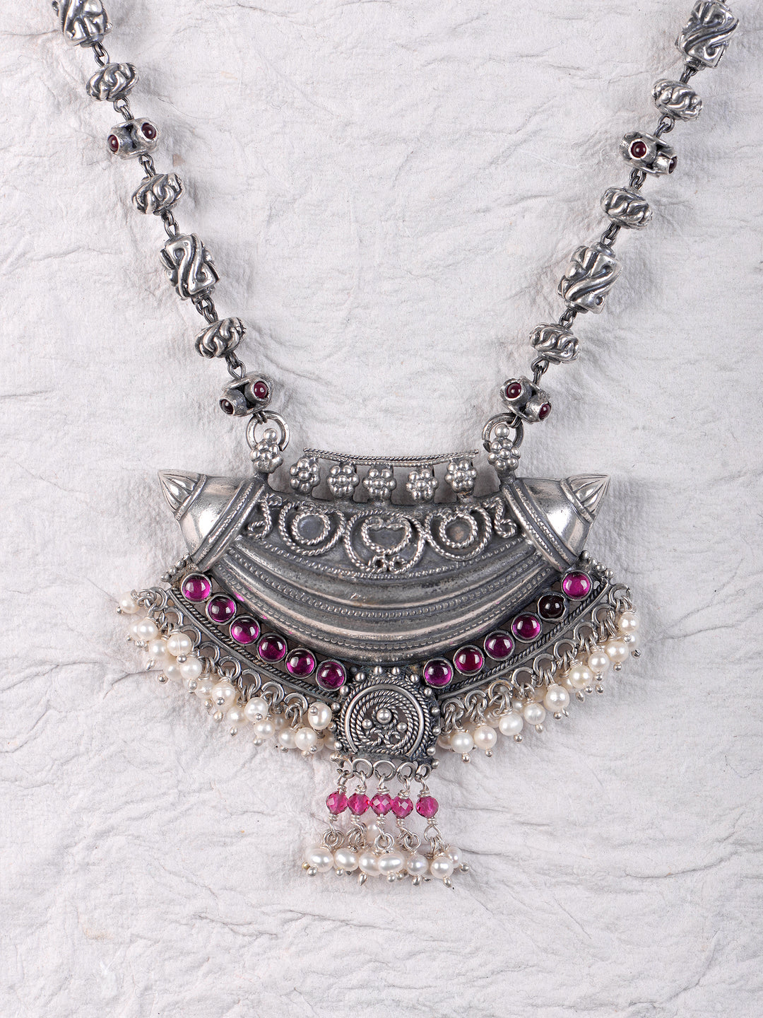 Inaya Necklace-925 silver oxidized