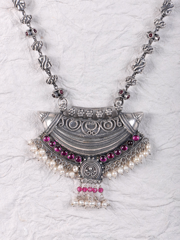 Inaya Necklace-925 silver oxidized