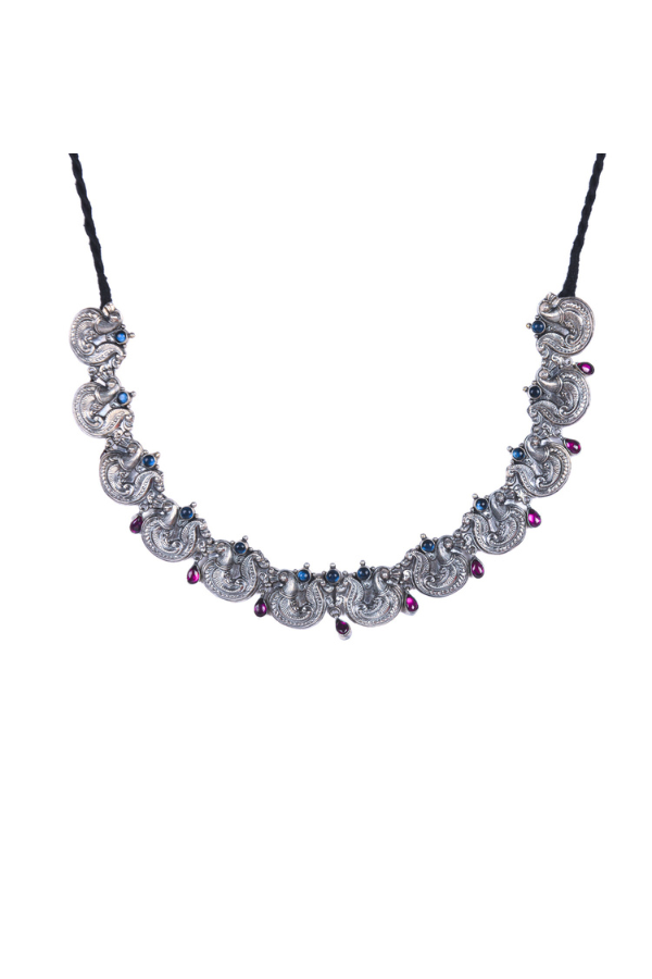 Necklace with decorative beads