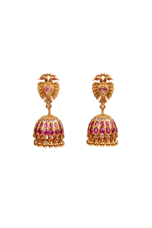 Akira Jhumka - 925 silver gold polish