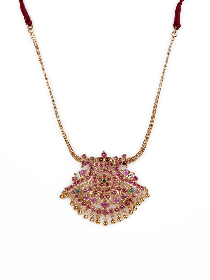 Akshaya Necklace - 925 silver gold polish