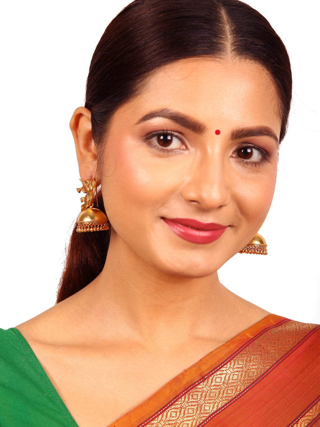 Angel Jhumka - 925 silver gold polish