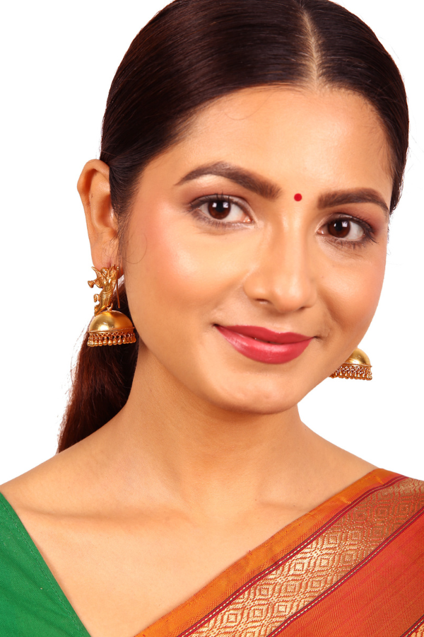 Angel Jhumka - 925 silver gold polish