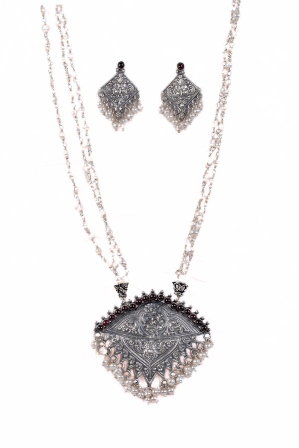 Anima Necklace - 925 oxidized silver