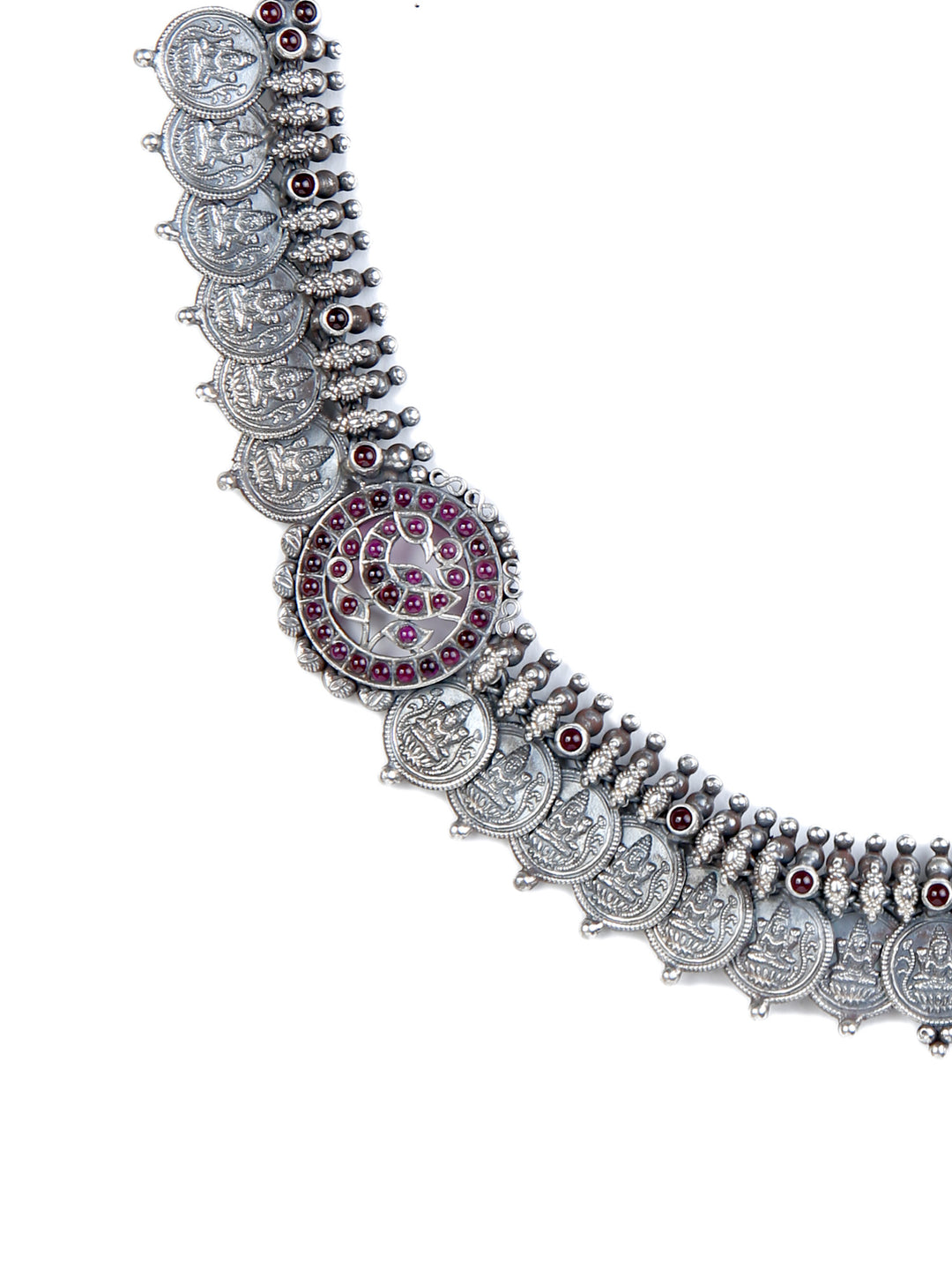Anvi Necklace - 925 oxidized silver
