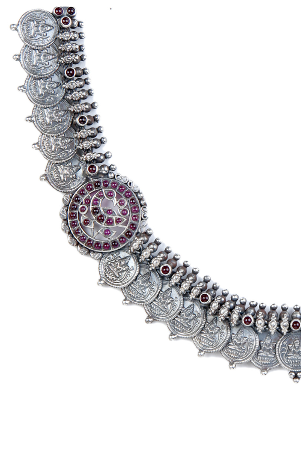 Anvi Necklace - 925 oxidized silver