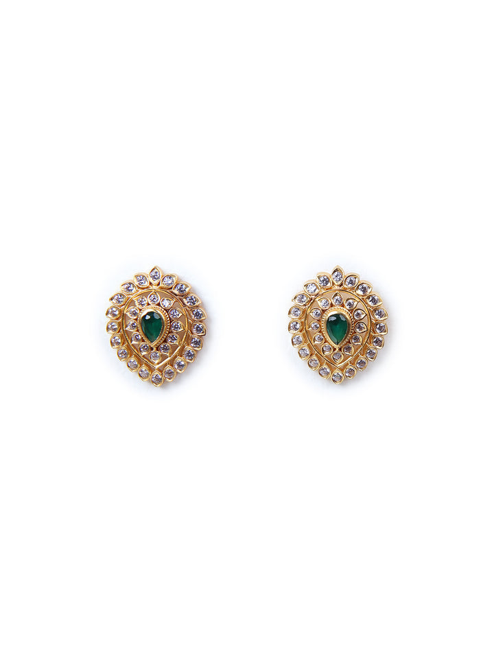 Anya Stud - 925 silver gold polish