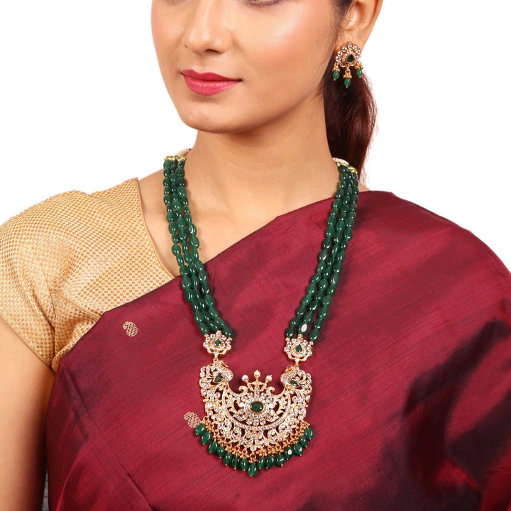 Arasi Necklace - 925 silver gold polish