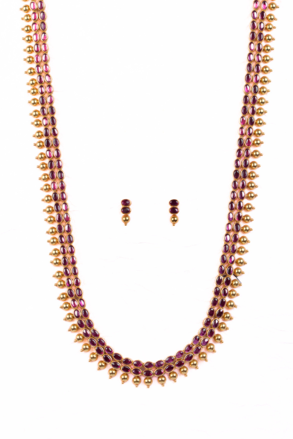 Arunya Necklace - 925 silver gold polish