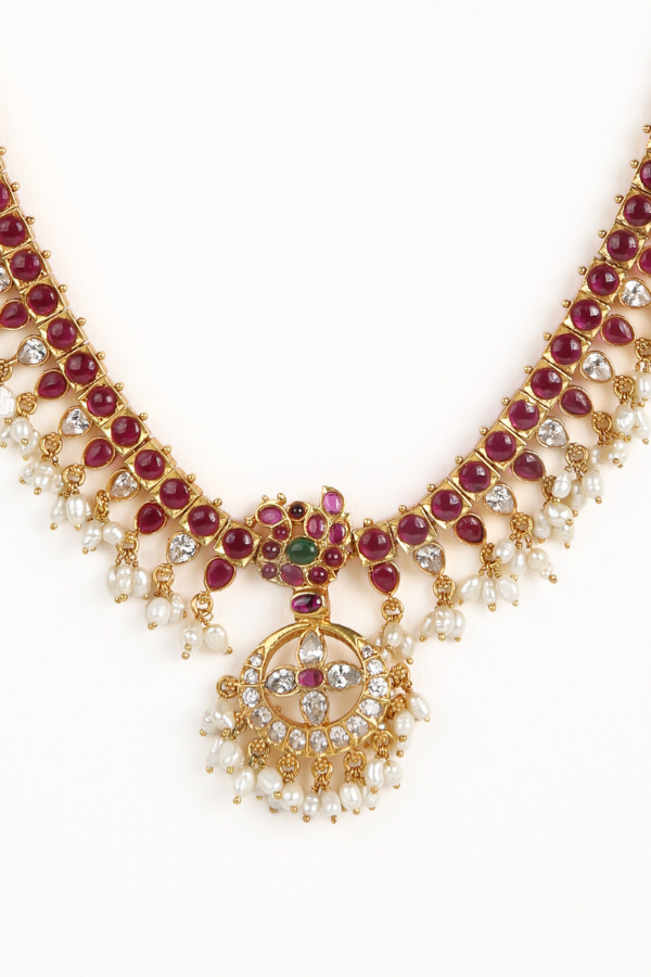 Bhavana Necklace - 925 silver gold polish
