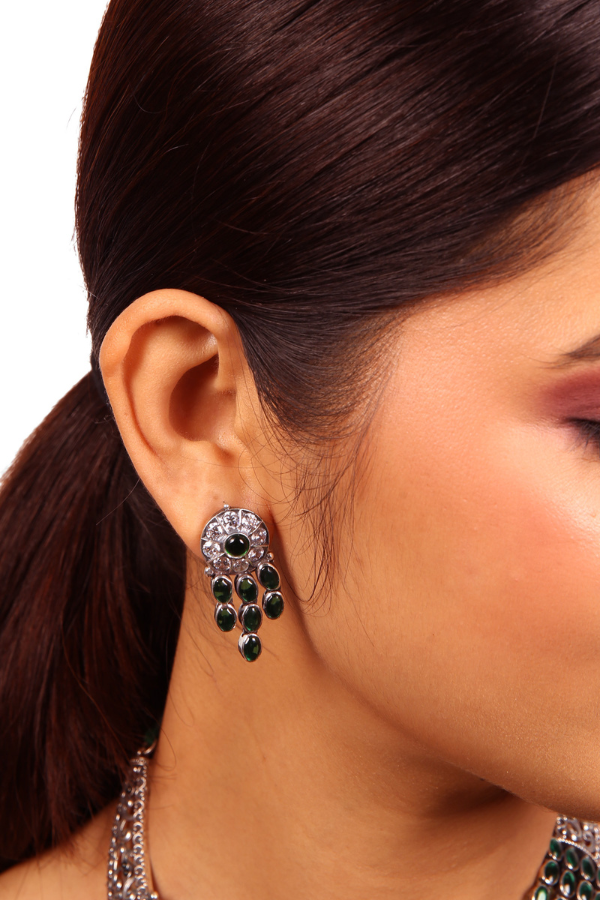 Bhavani Necklace - 925 silver oxidized