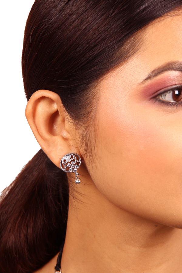 Brinda Necklace - 925 oxidized silver