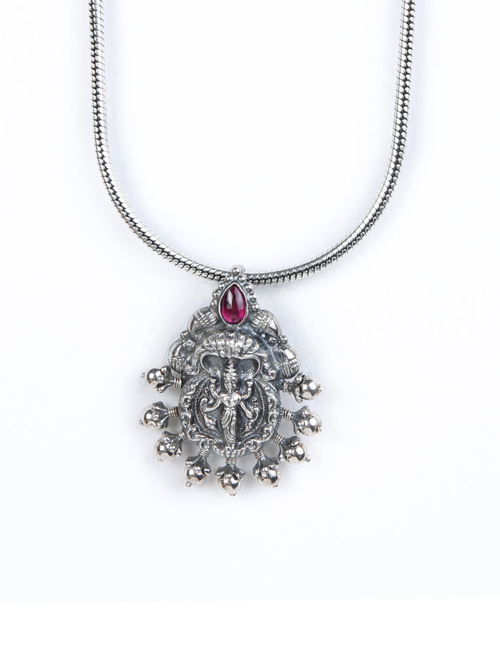 Charmi Necklace - 925 oxidized silver