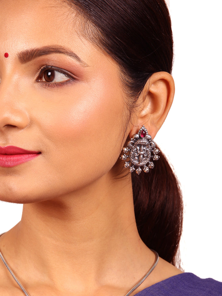 Charmi Necklace - 925 oxidized silver