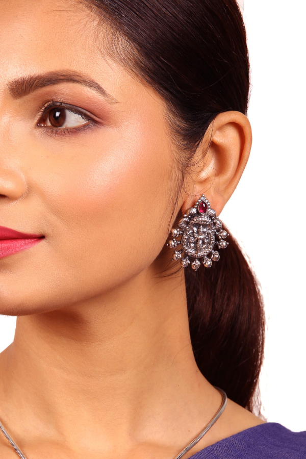 Charmi Necklace - 925 oxidized silver