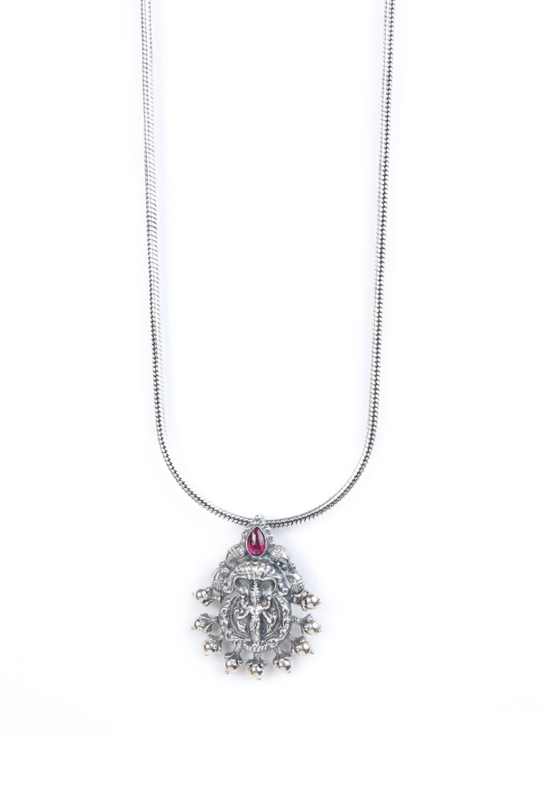 Charmi Necklace - 925 oxidized silver