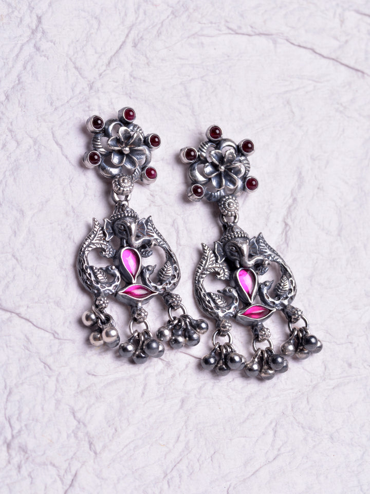 Charvi Necklace - 925 oxidized silver