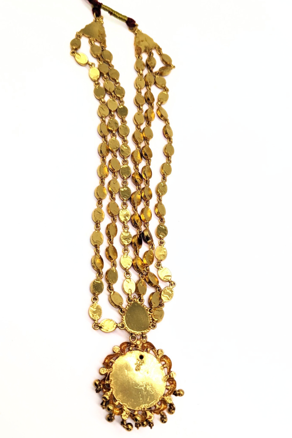 Chitrani Necklace - 925 silver gold polish