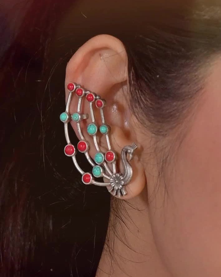 Dhriti contemporary 925 silver earring