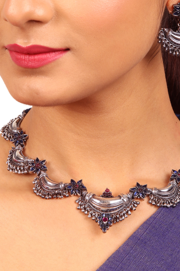 Dali Necklace - 925 oxidized silver