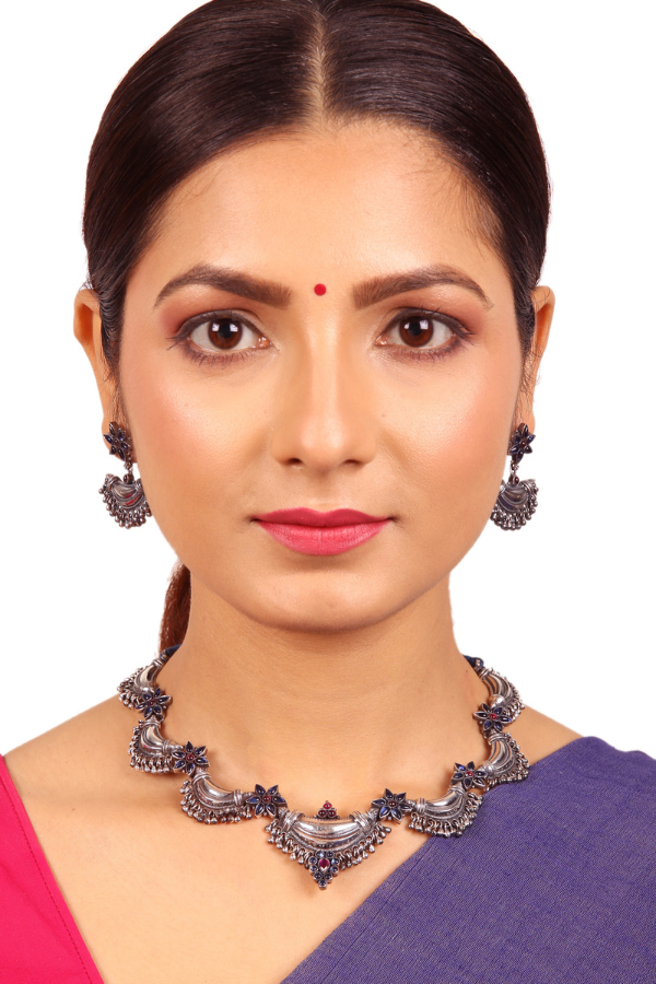 Dali Necklace - 925 oxidized silver