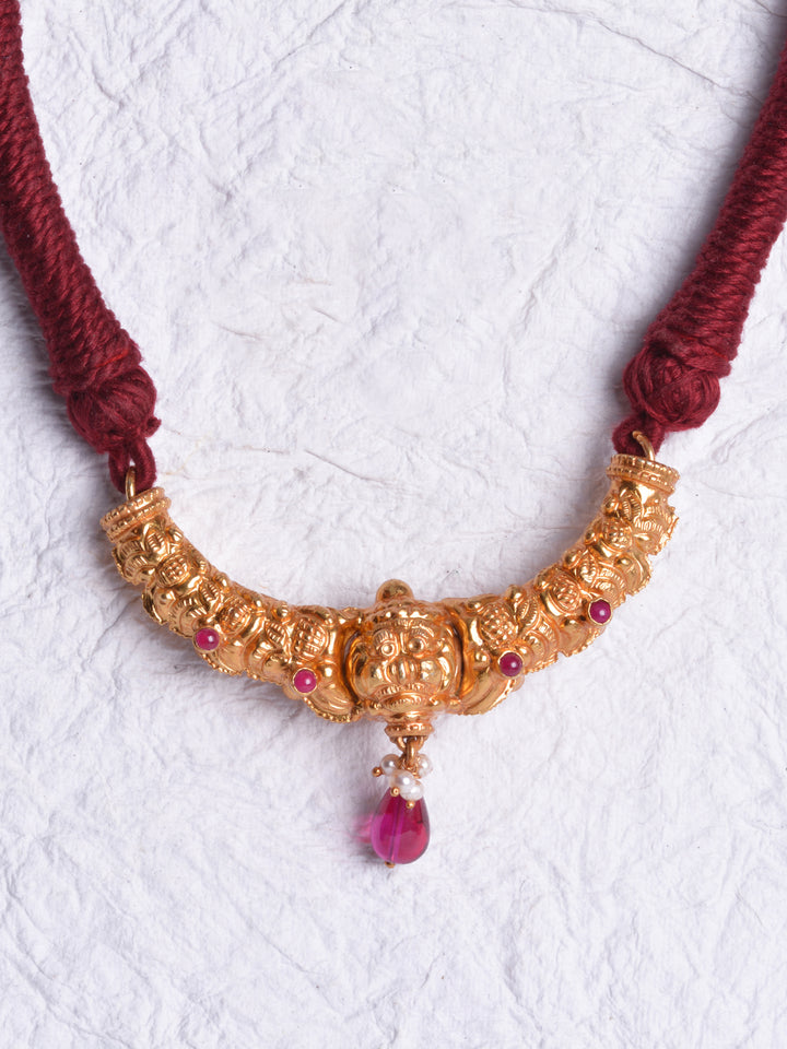 Danvi Necklace - 925 silver gold polish