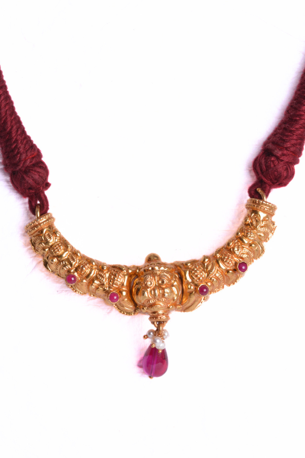 Danvi Necklace - 925 silver gold polish