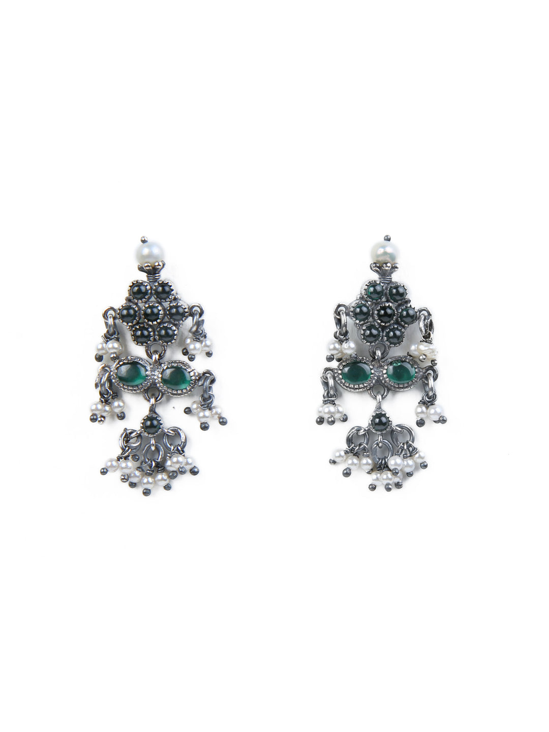 Deeksha Necklace - 925 oxidized silver