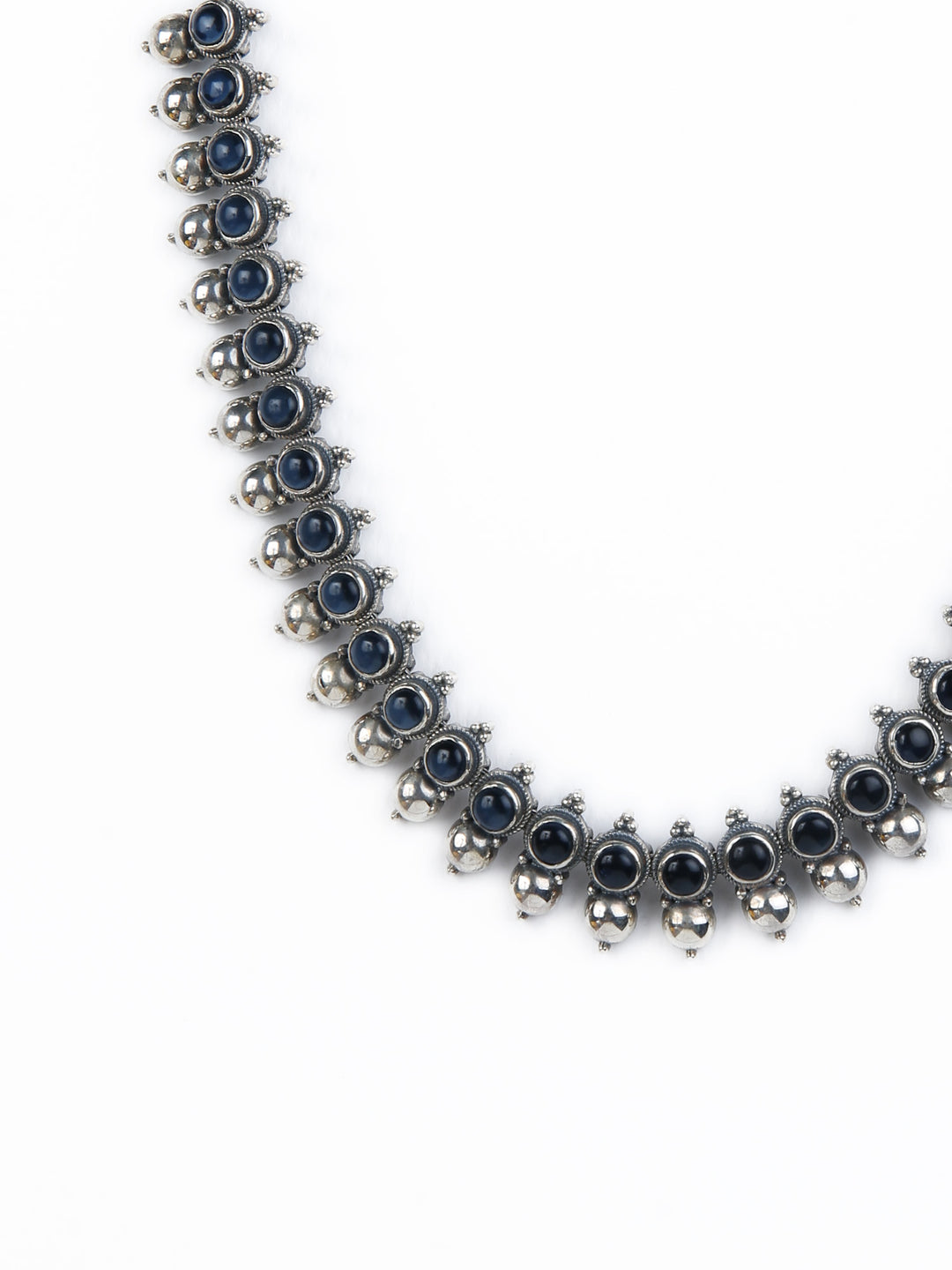 Deewena Necklace - 925 oxidized silver