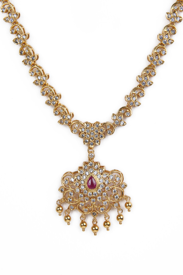 Devi Necklace - 925 silver gold polish