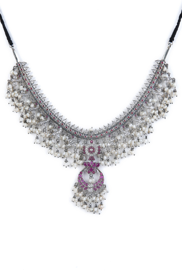 Eekshika Necklace - 925 oxidized silver