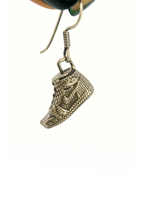 Sole statement Shoe - 925 silver oxidized