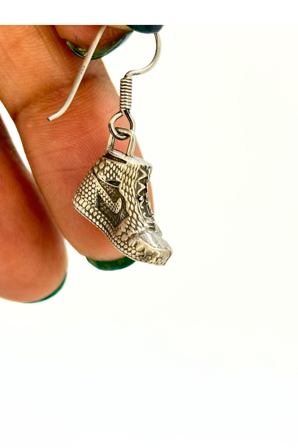Sole statement Shoe - 925 silver oxidized