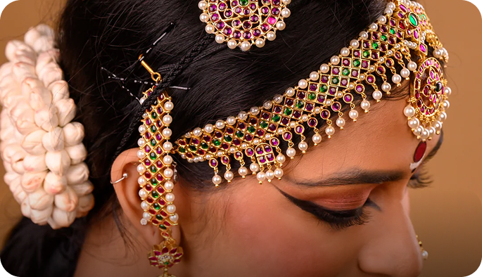 925 Silver Bharatanatyam Jewelry