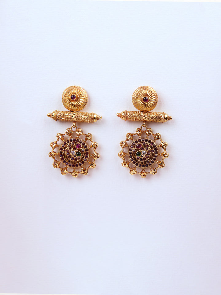 Hanita Earring - 925 silver gold polish
