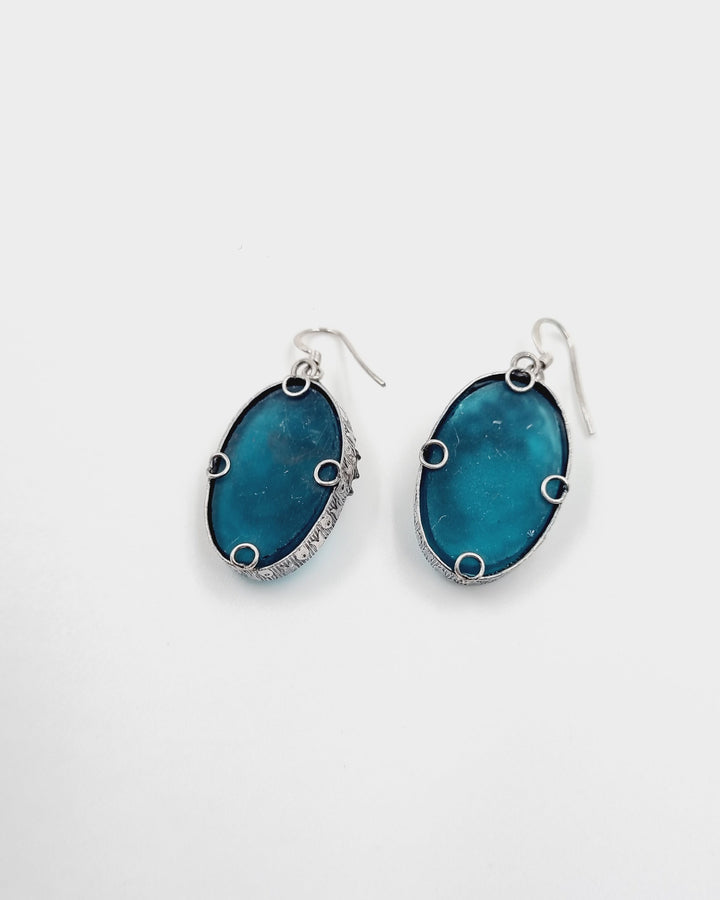 Sterling silver earring, 925 silver jewelry, Green stone earring, Navarathri, Christmas, Festival collection, Daily wear, Gifts