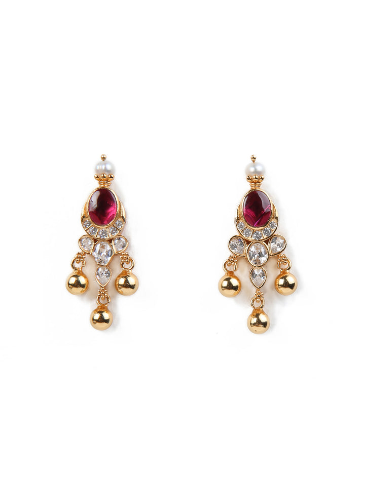 Hasi Navarathna Necklace - 925 silver gold polish