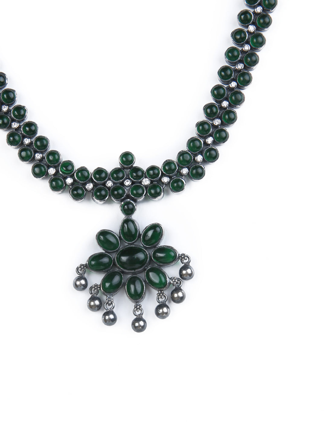 Hridaya Necklace - 925 oxidized silver