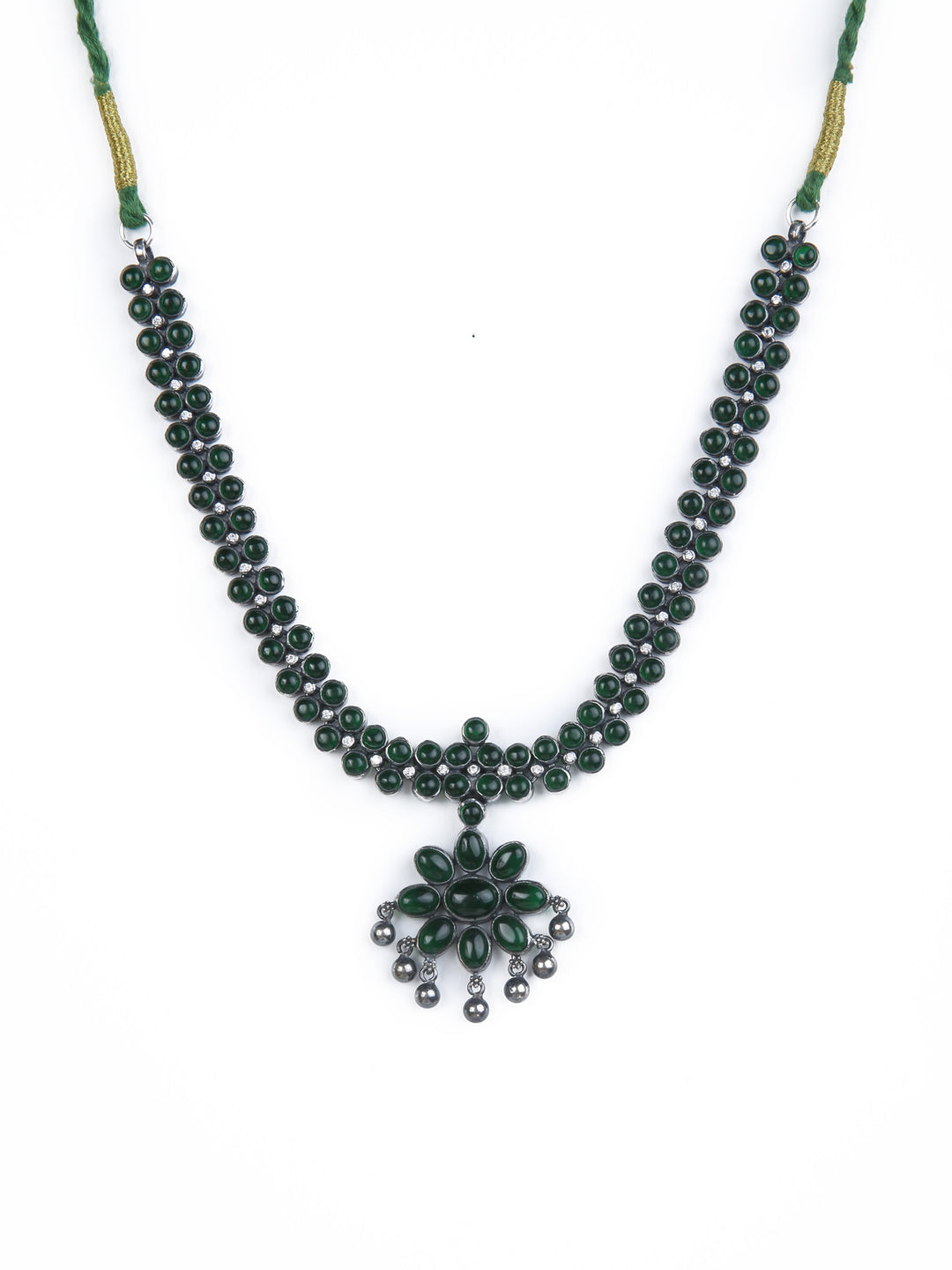Hridaya Necklace - 925 oxidized silver