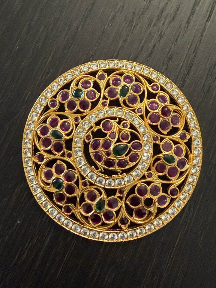 Annam Pendant - 925 Silver Gold Polish