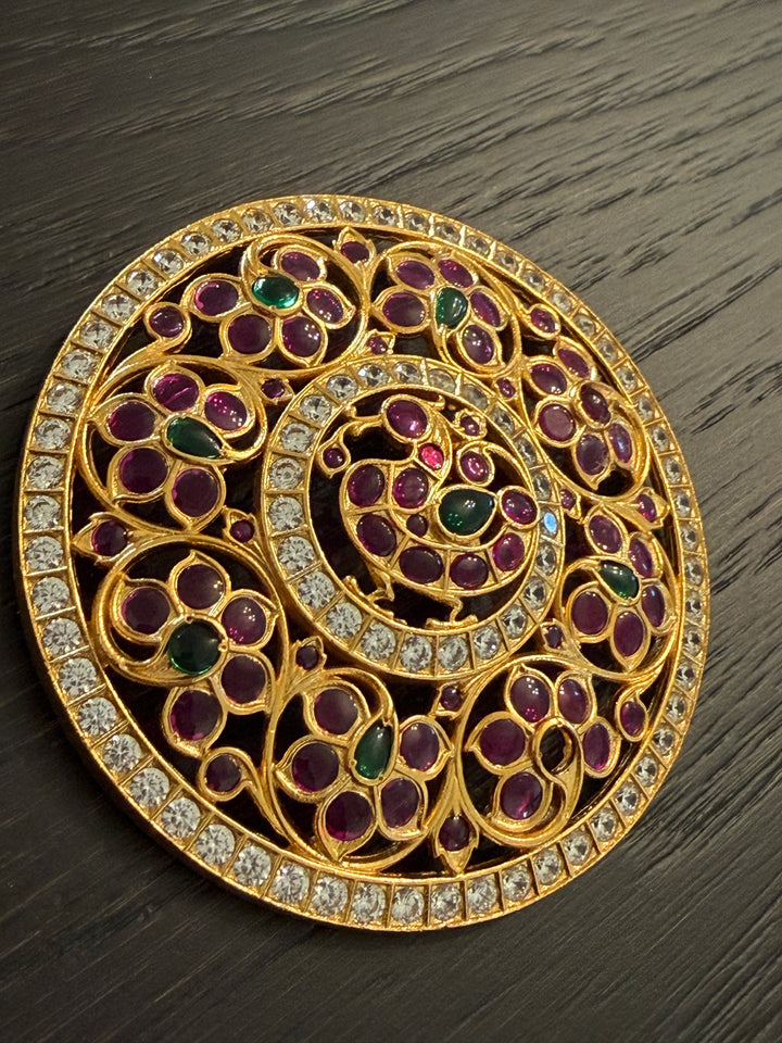 Annam Pendant - 925 Silver Gold Polish