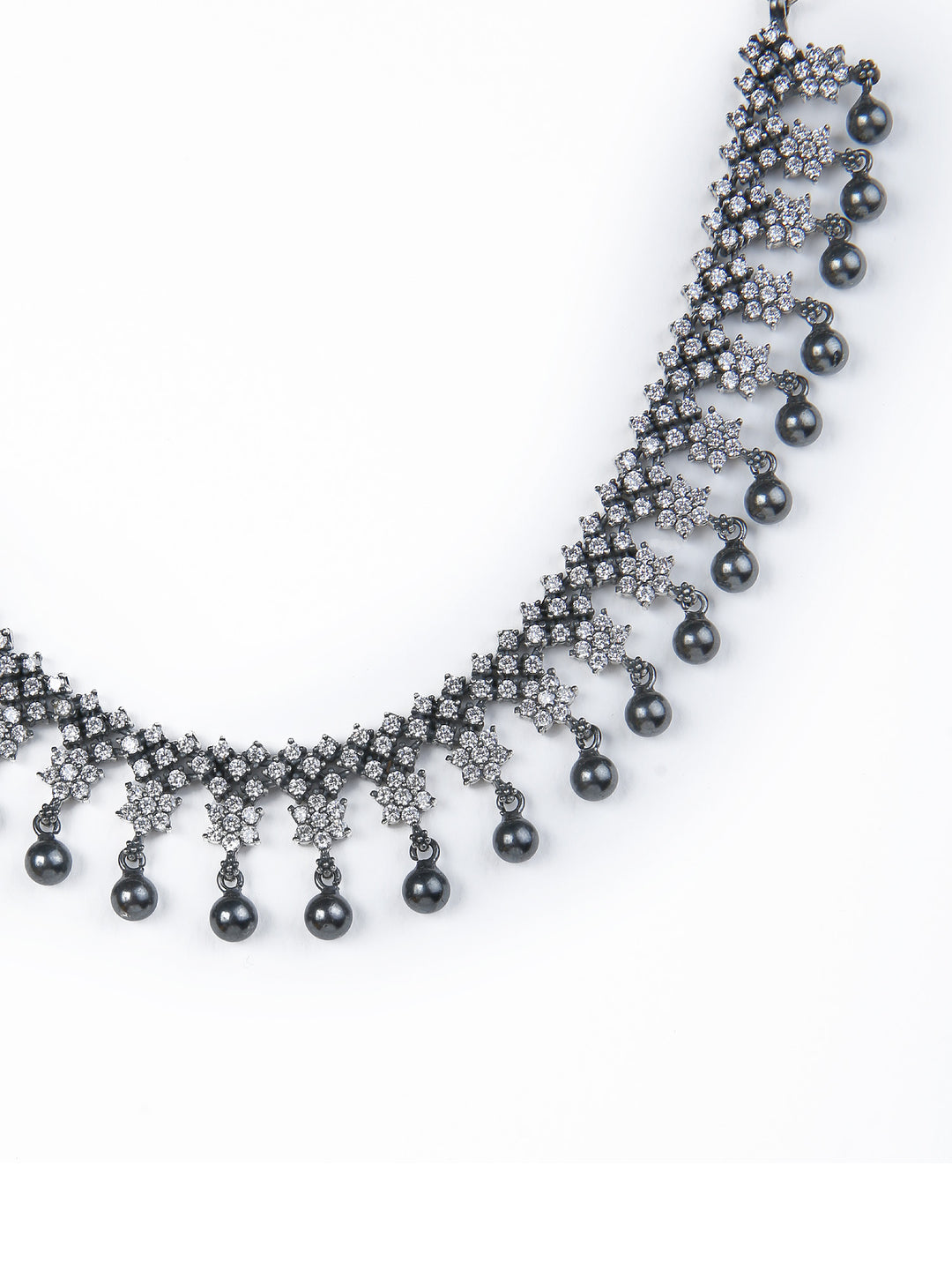 Indrani Necklace - 925 oxidized silver
