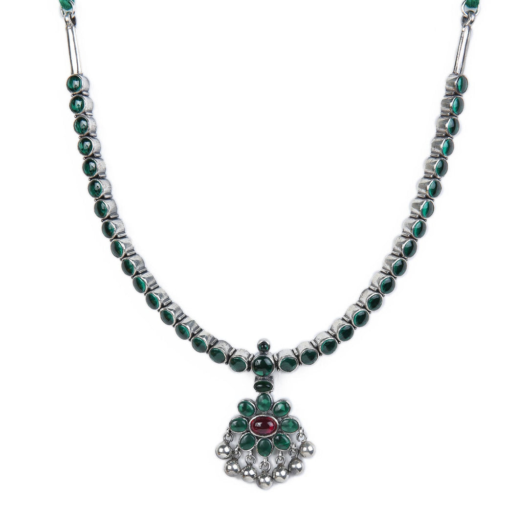 Ira Necklace - 925 oxidized silver