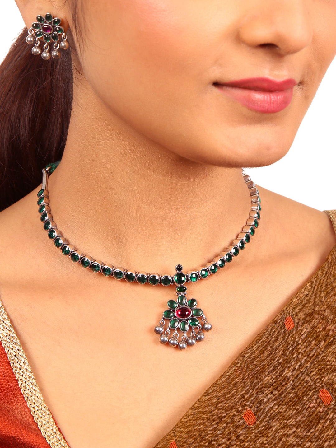 Ira Necklace - 925 oxidized silver