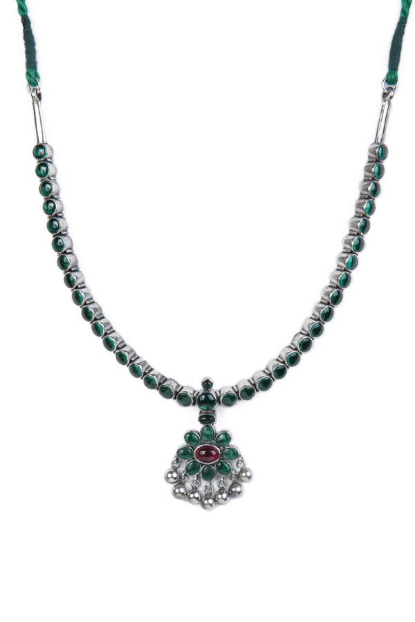 Ira Necklace - 925 oxidized silver