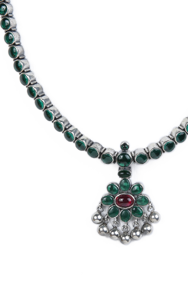 Ira Necklace - 925 oxidized silver